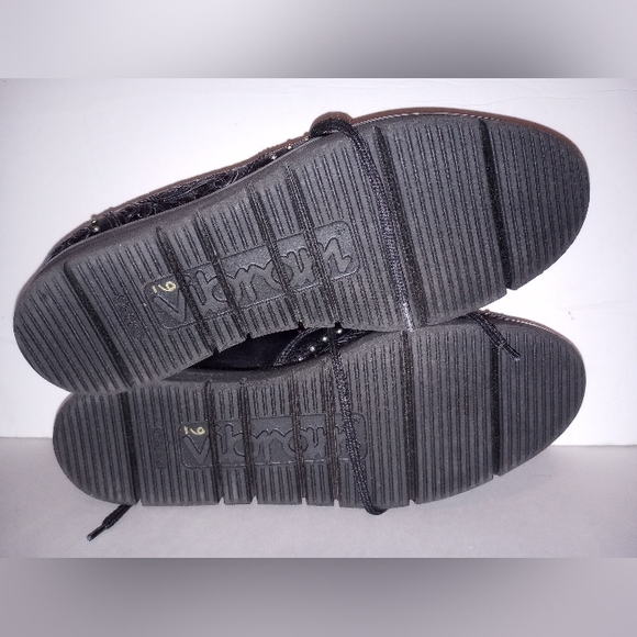 Men Warren Edwards Black shoes Sz9 - Picture 7 of 8